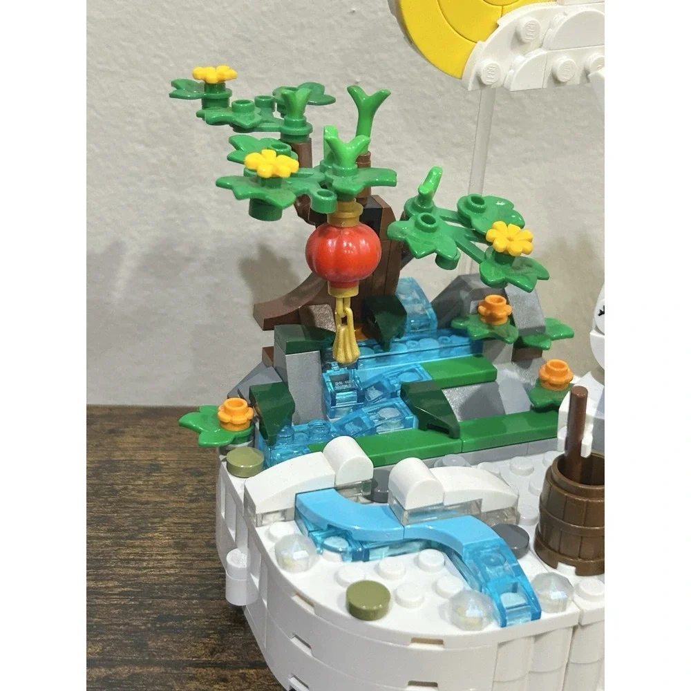 LEGO Jade Rabbit Building Toy Set, Fun Bunny Display Piece or Family Building Ac